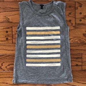 J. Crew Sleeveless Graphic Tee